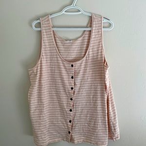 Pink & white striped shirt